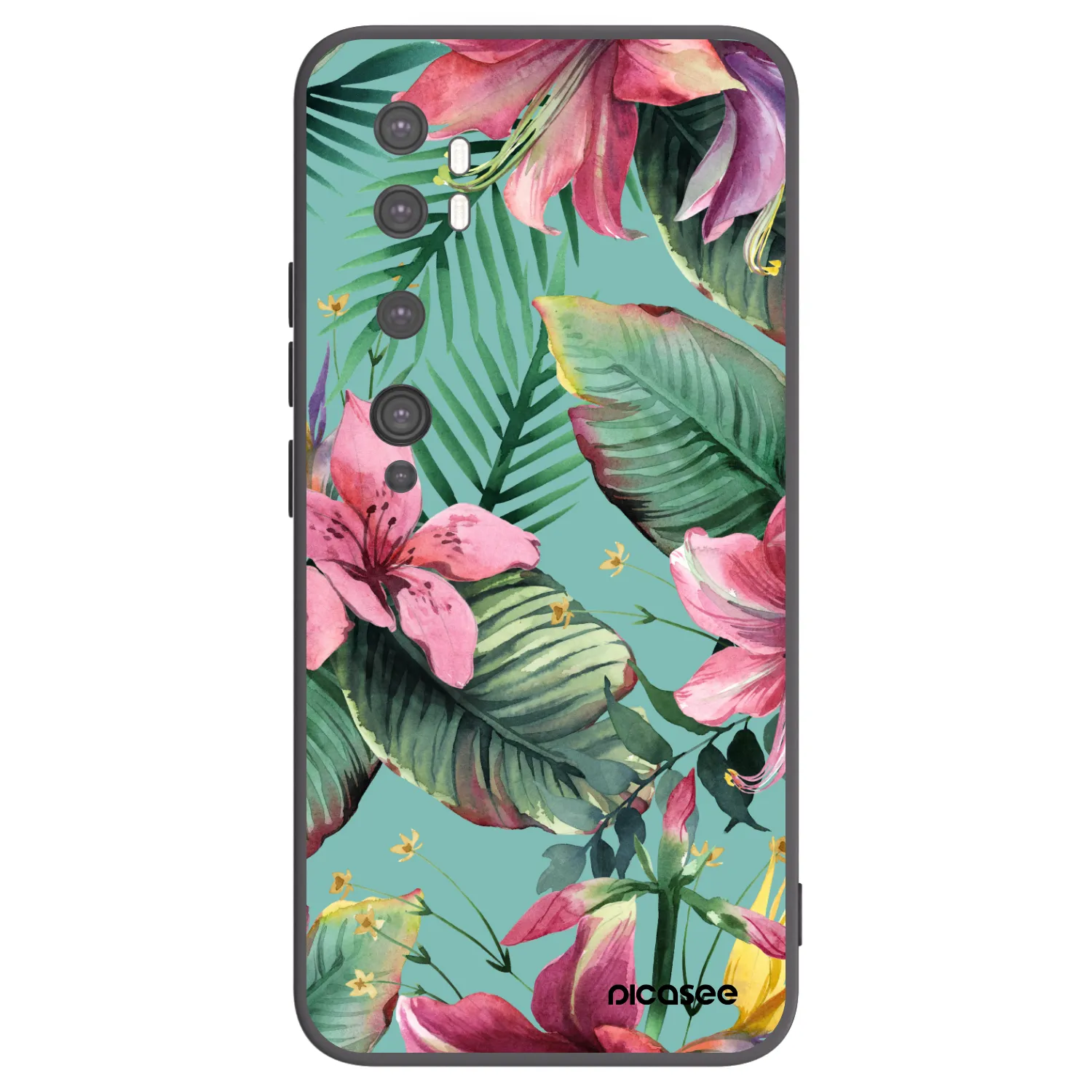 Picasee silikónový čierny obal pre Xiaomi Mi Note 10 (Pro) - Hawaii