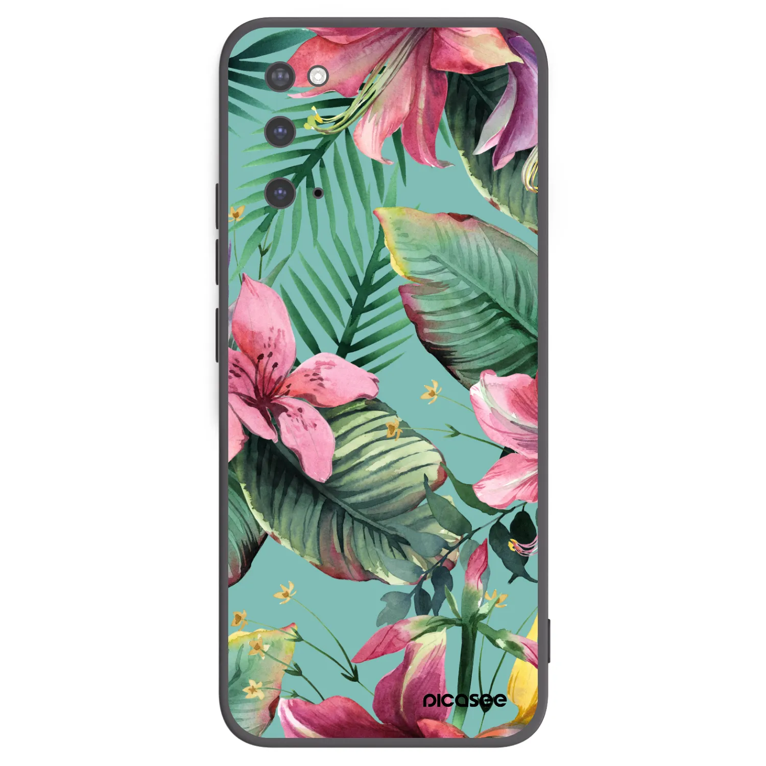 Picasee silikónový čierny obal pre Samsung Galaxy S20 G980F - Hawaii