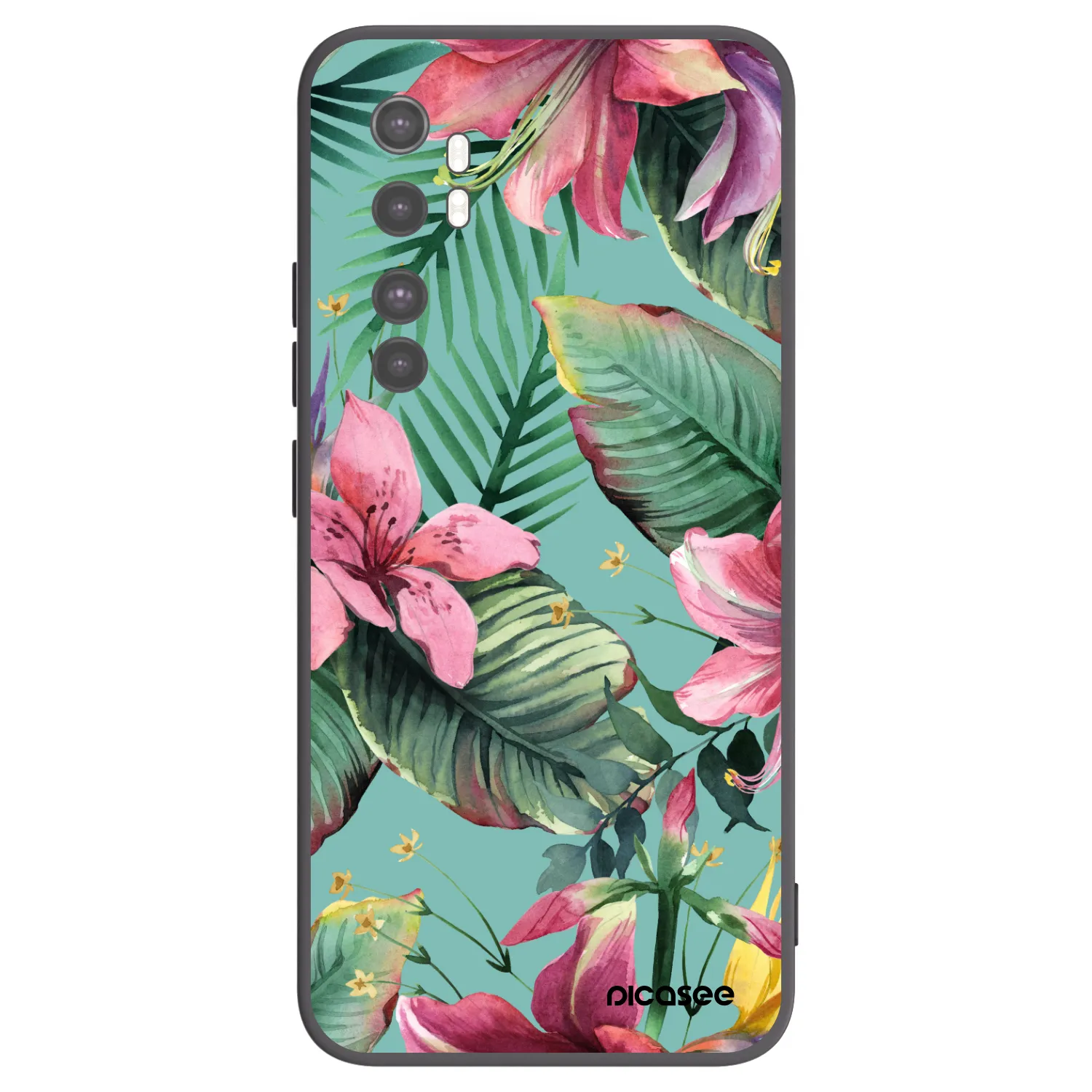 Picasee silikónový čierny obal pre Xiaomi Mi Note 10 Lite - Hawaii
