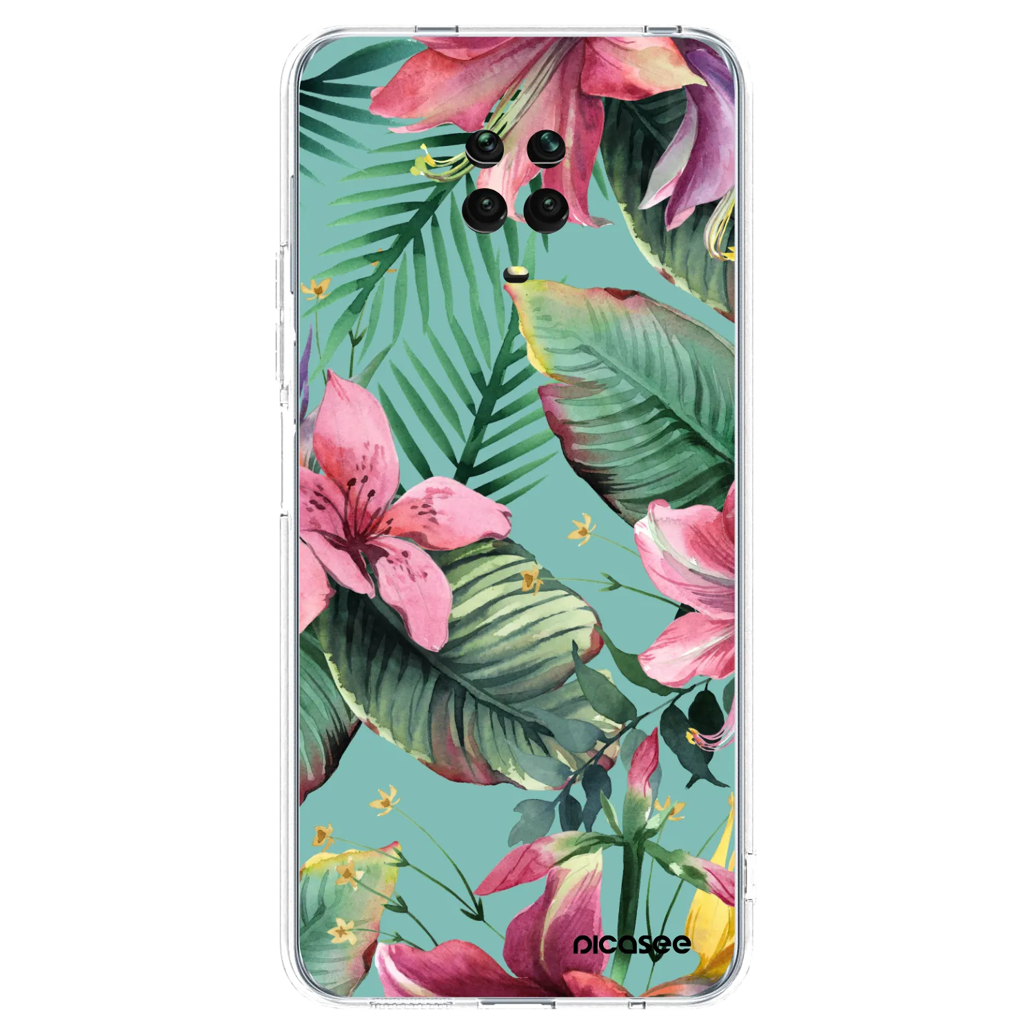 Picasee silikónový prehľadný obal pre Xiaomi Redmi Note 9S - Hawaii
