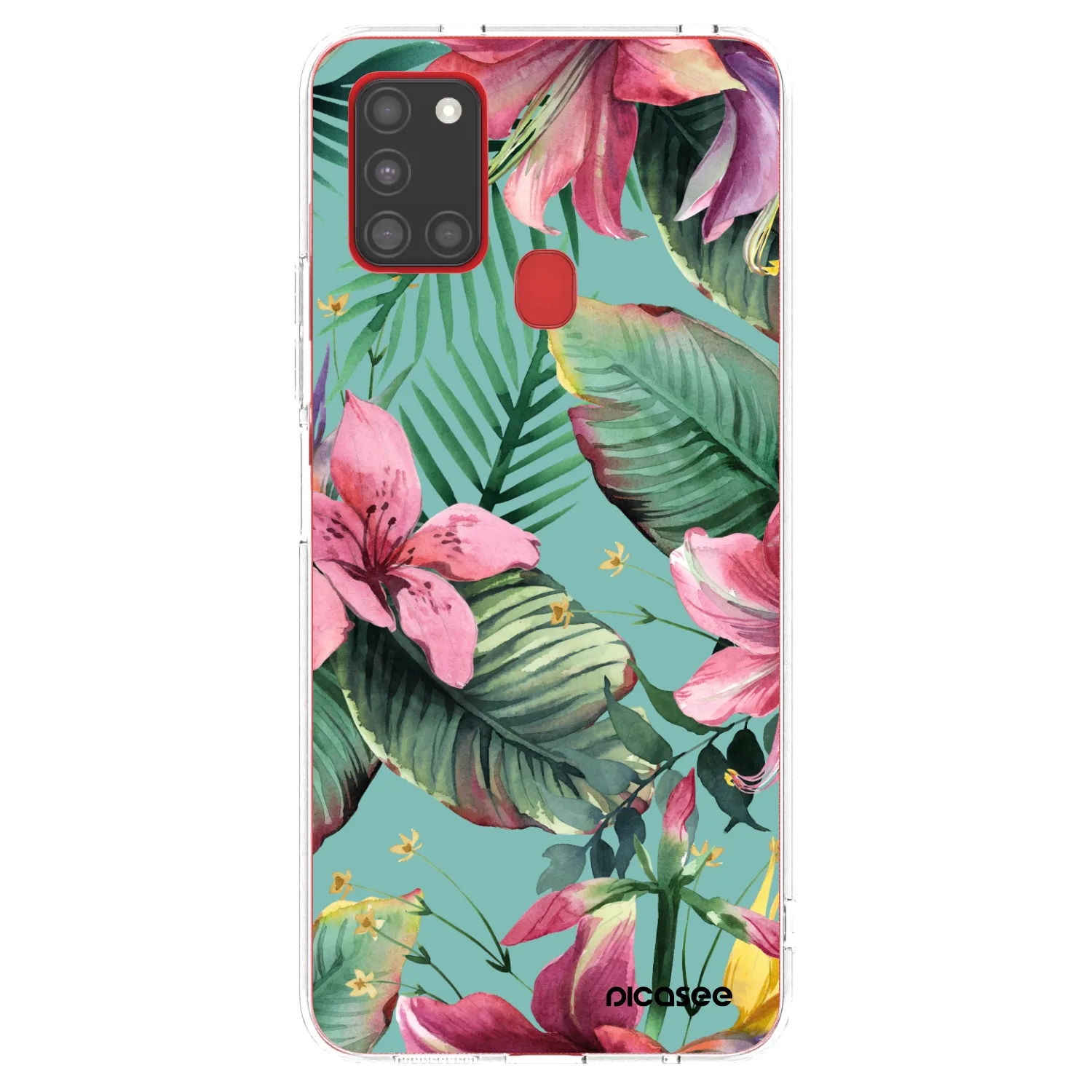 Picasee silikónový prehľadný obal pre Samsung Galaxy A21s - Hawaii