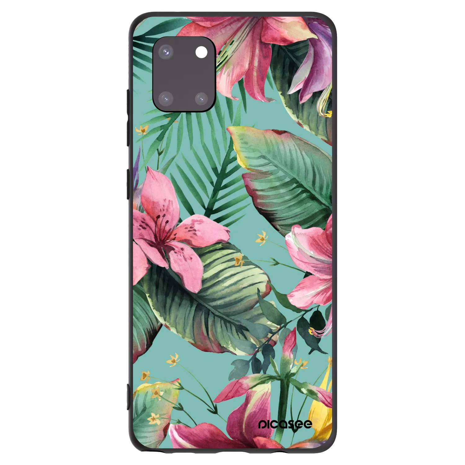 Picasee silikónový čierny obal pre Samsung Galaxy Note 10 Lite N770F - Hawaii