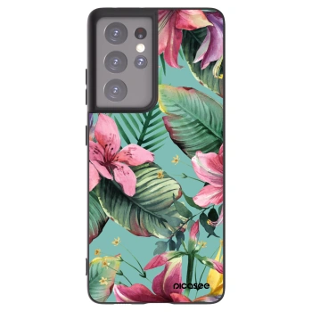 Picasee silikónový čierny obal pre Samsung Galaxy S21 Ultra 5G G998B - Hawaii