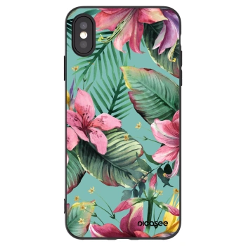 Picasee silikónový čierny obal pre Apple iPhone XS Max - Hawaii
