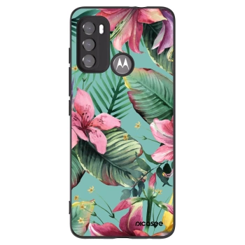 Picasee silikónový čierny obal pre Motorola Moto G60 - Hawaii