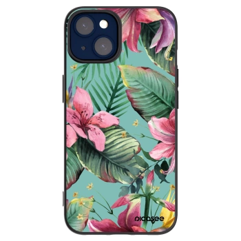 Picasee silikónový čierny obal pre Apple iPhone 14 - Hawaii