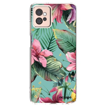 Picasee silikónový prehľadný obal pre Motorola Moto G32 - Hawaii
