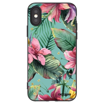 Picasee silikónový čierny obal pre Apple iPhone X/XS - Hawaii