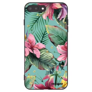 Picasee silikónový čierny obal pre Apple iPhone 8 Plus - Hawaii
