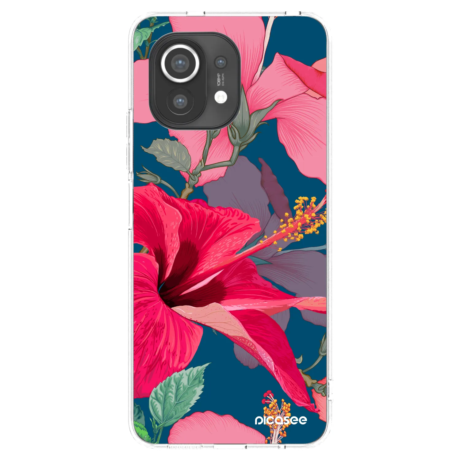 Picasee silikónový prehľadný obal pre Xiaomi Mi 11 - Hibiscus