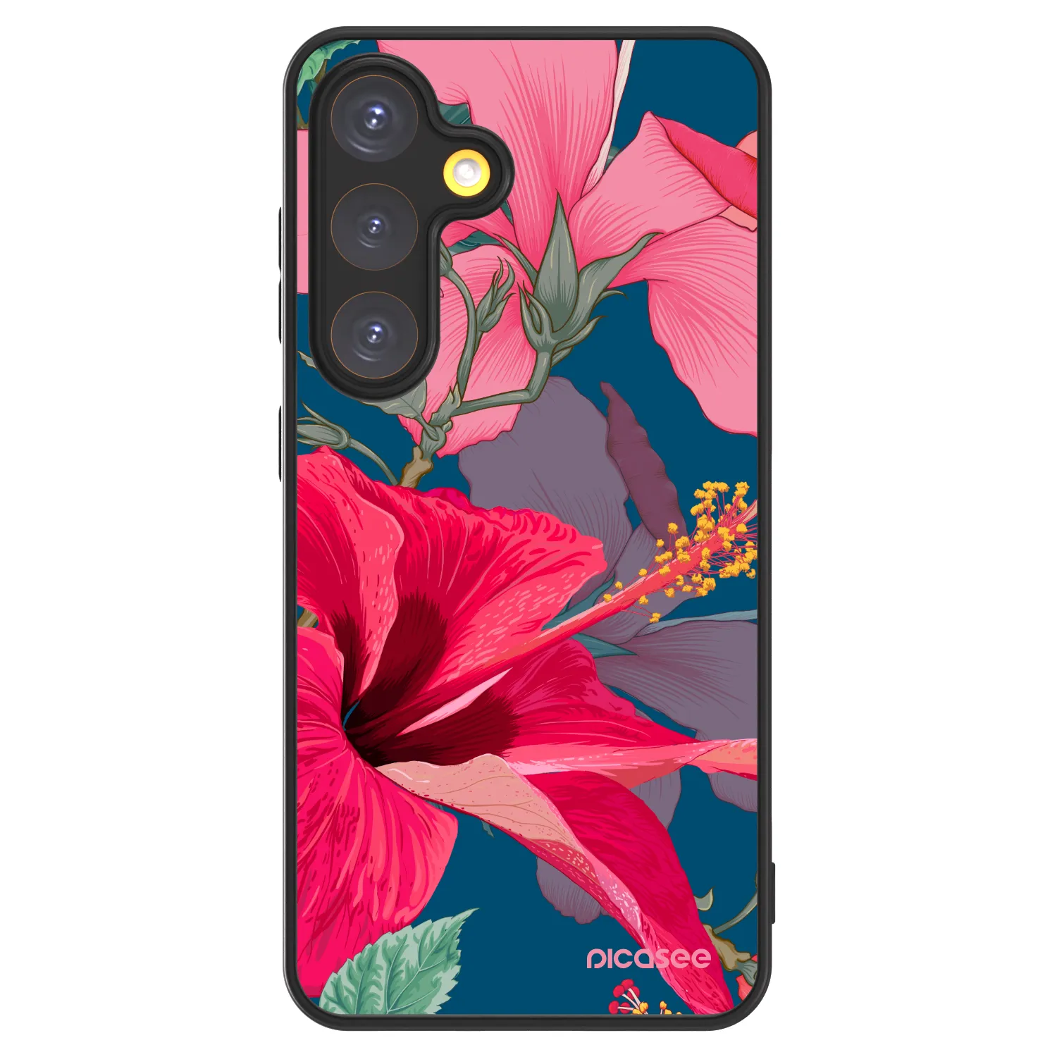 Picasee ULTIMATE CASE PowerShare pro Samsung Galaxy S24 S921B 5G - Hibiscus
