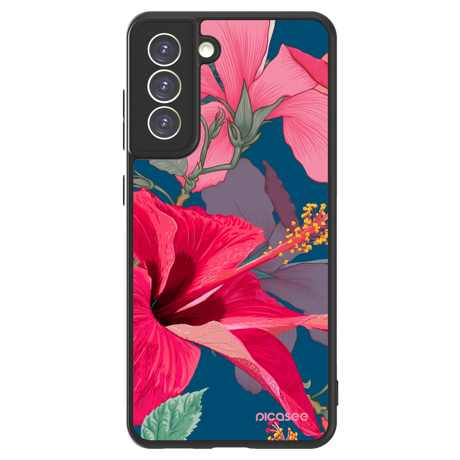 Picasee ULTIMATE CASE PowerShare pro Samsung Galaxy S21 FE 5G - Hibiscus