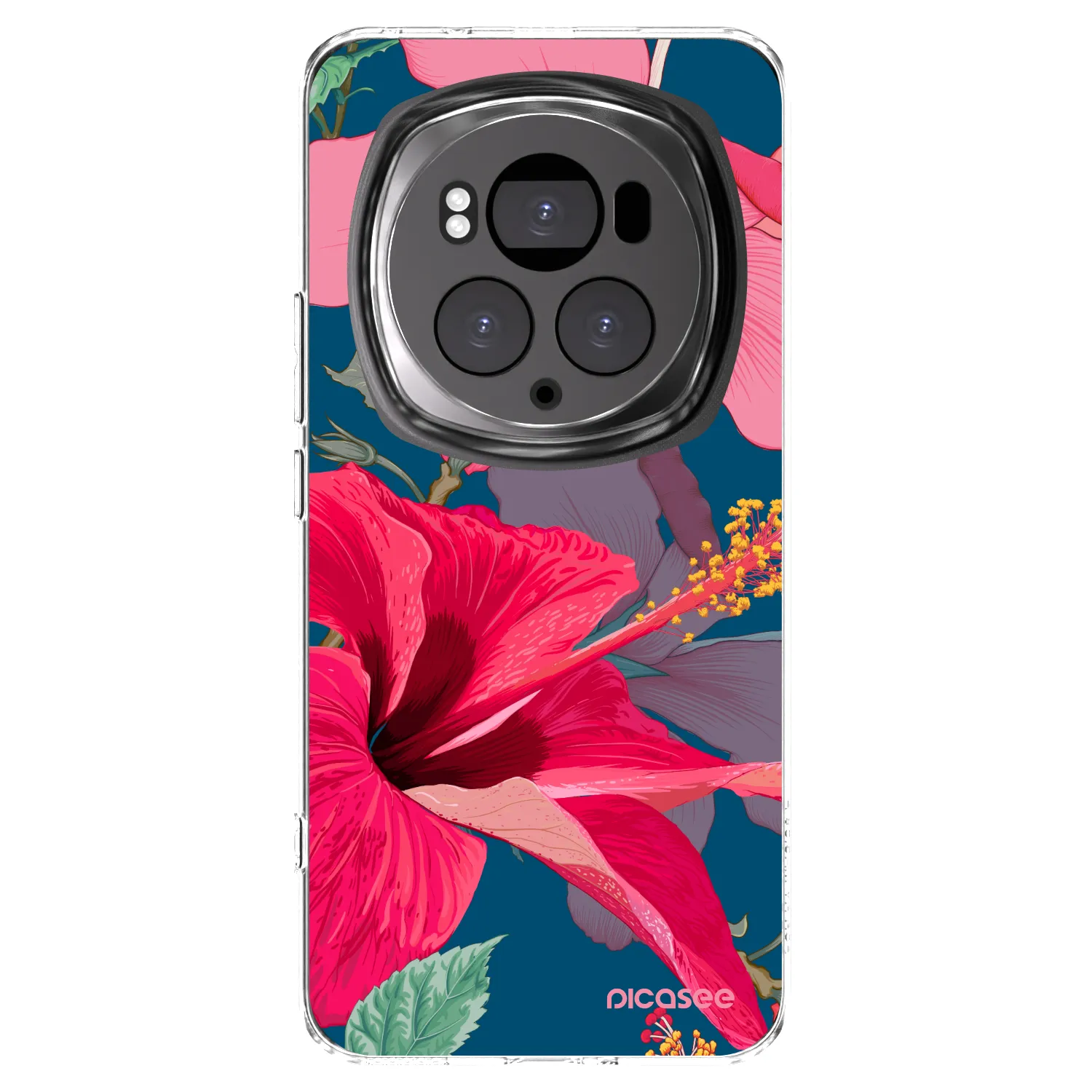 Picasee silikónový prehľadný obal pre Honor Magic6 Pro - Hibiscus