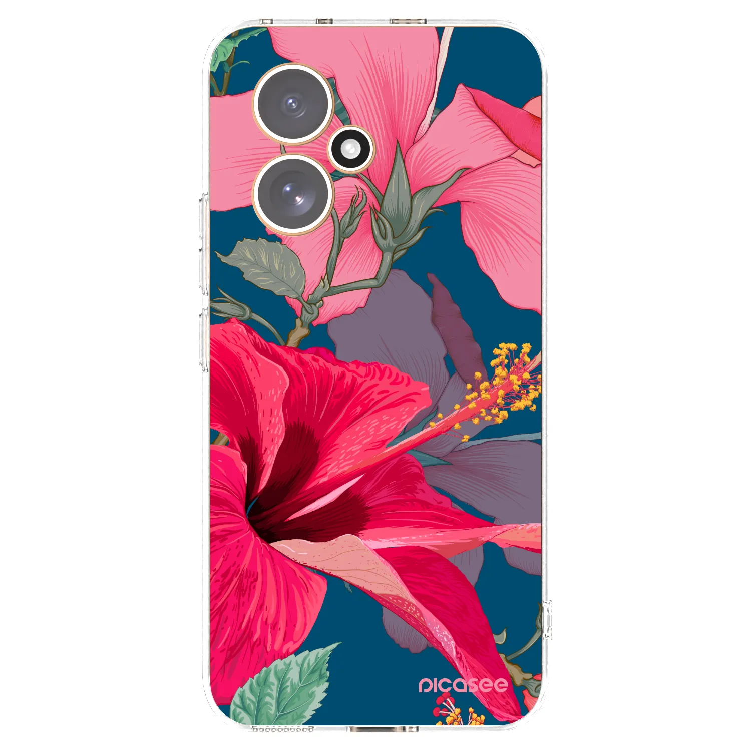 Picasee silikónový prehľadný obal pre Honor 400 5G - Hibiscus