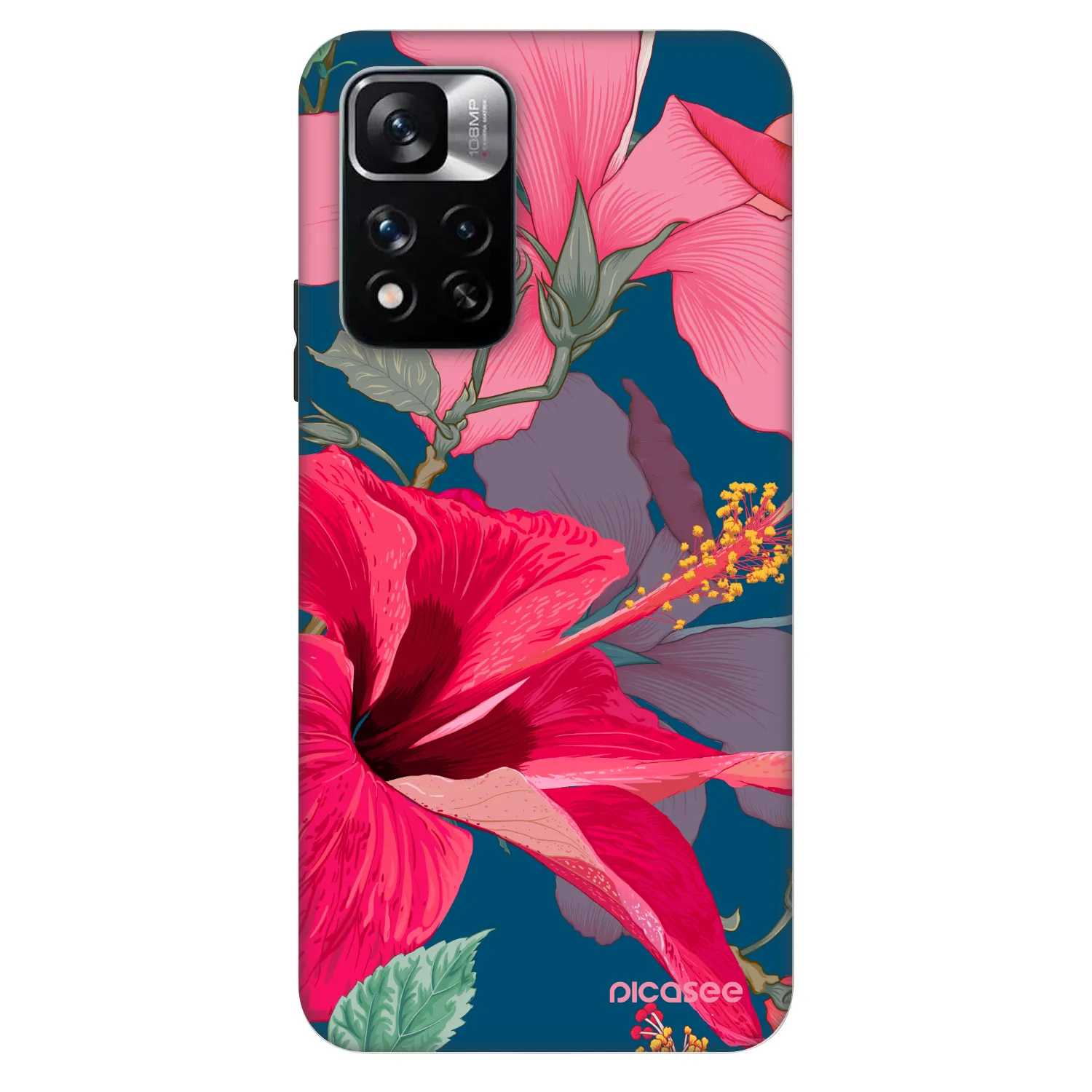 Picasee Fashion Case pre Xiaomi Redmi Note 11 Pro 5G - Hibiscus
