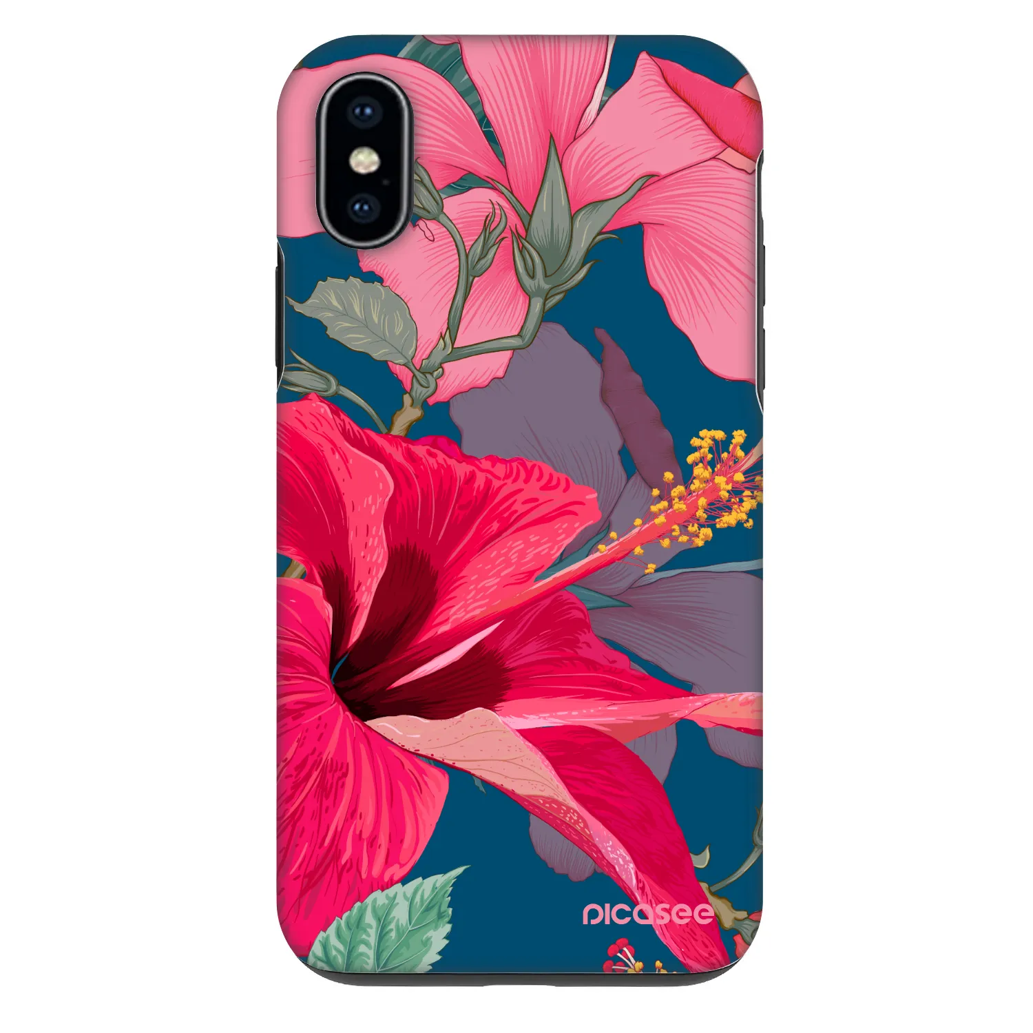 Picasee Fashion Case pre Apple iPhone X/XS - Hibiscus