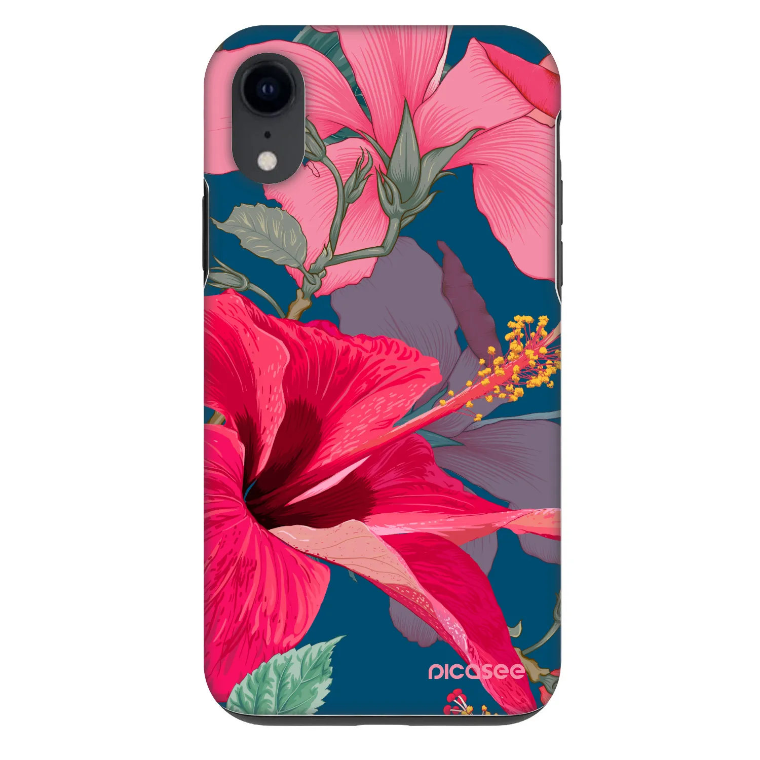 Picasee Fashion Case pre Apple iPhone XR - Hibiscus