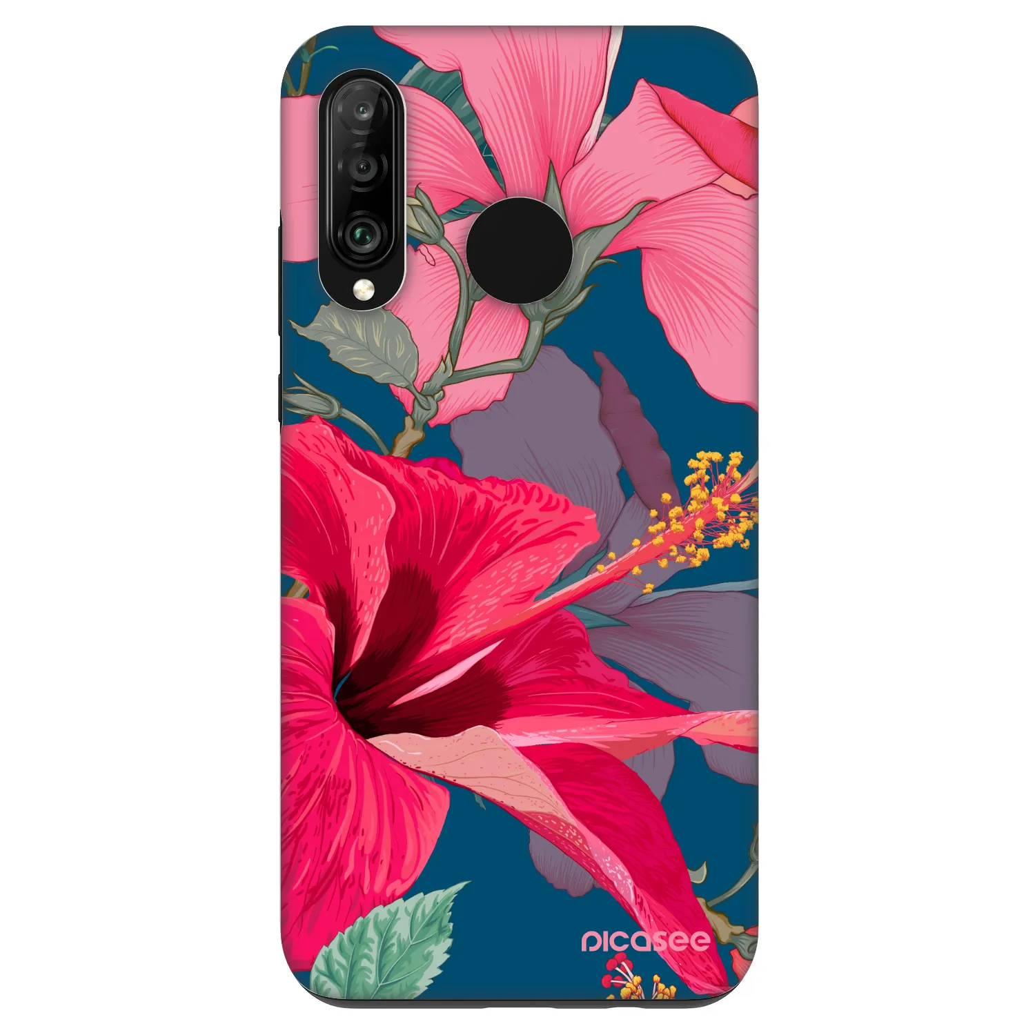 Picasee Fashion Case pre Huawei P30 Lite - Hibiscus