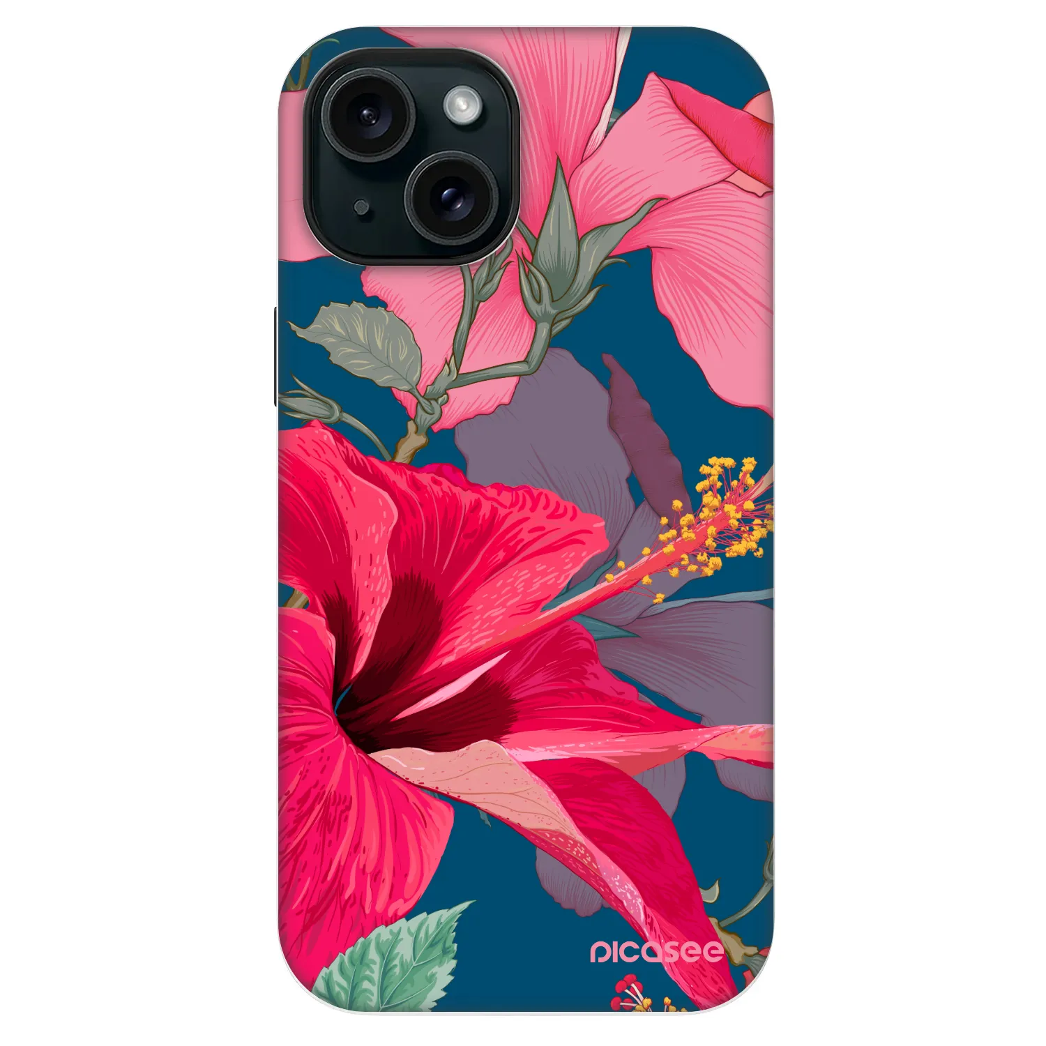 Picasee Fashion Case MagSafe pre Apple iPhone 13 - Hibiscus