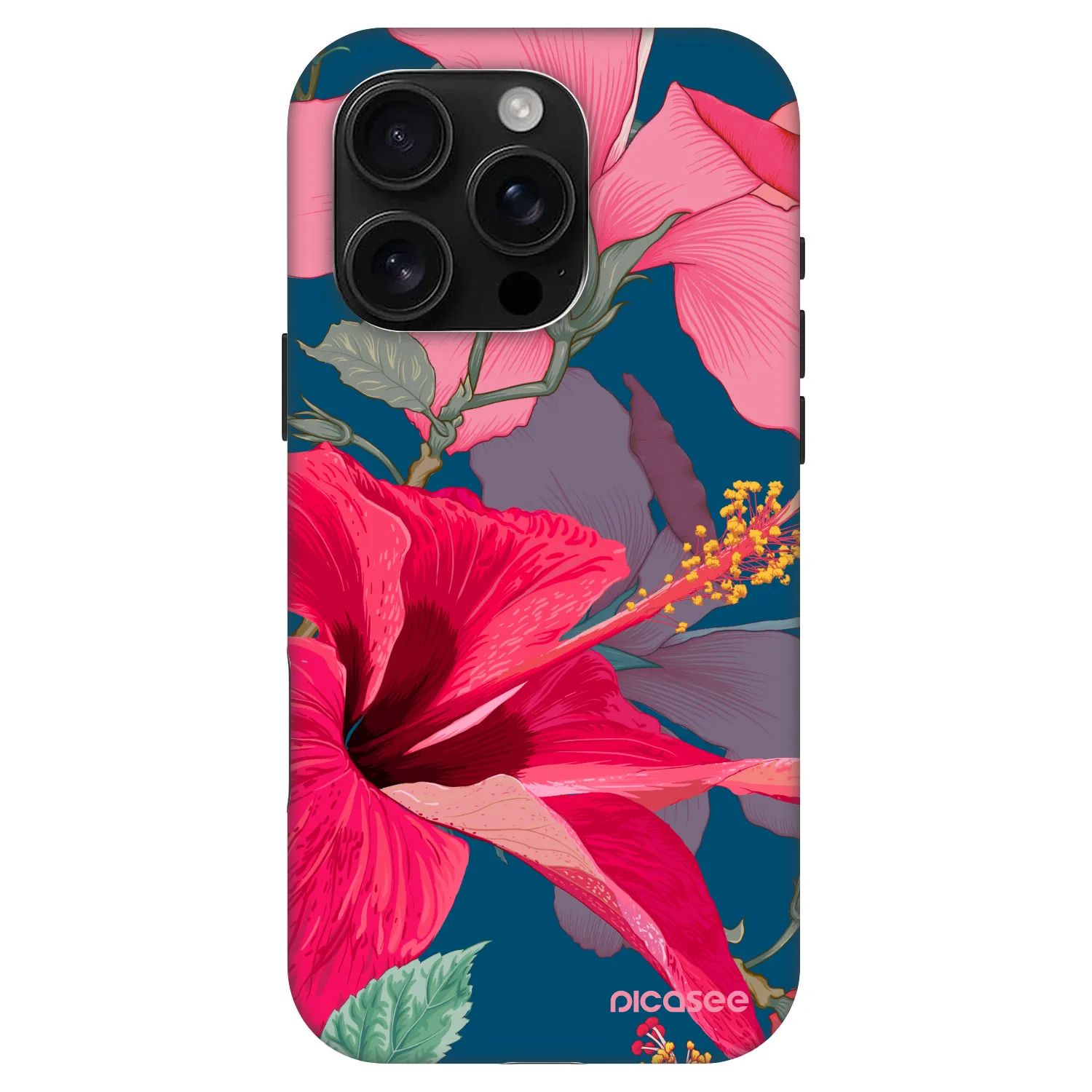 Fashion Case MagSafe pre Apple iPhone 16 Pro - Hibiscus
