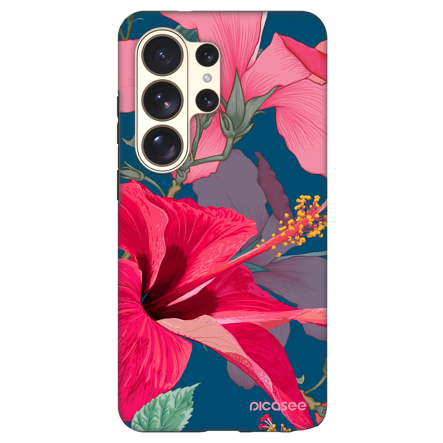 Picasee Fashion Case PowerShare pro Samsung Galaxy S26 Ultra - Hibiscus