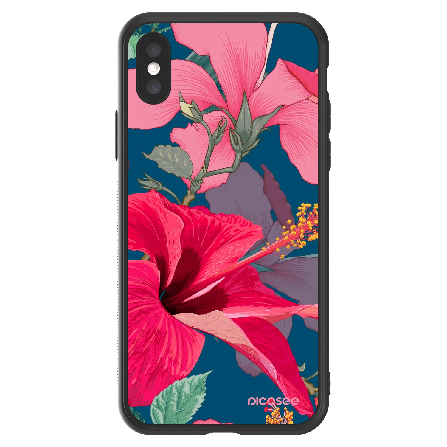 Picasee ULTIMATE CASE pro Apple iPhone X/XS - Hibiscus