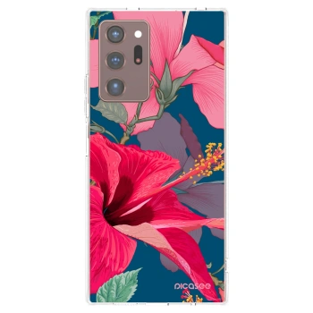 Picasee silikónový prehľadný obal pre Samsung Galaxy Note 20 Ultra - Hibiscus