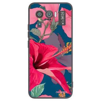 Picasee silikónový čierny obal pre Xiaomi Mi 11 Ultra - Hibiscus