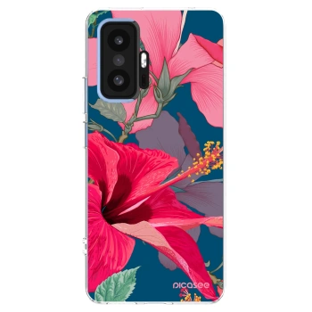Picasee silikónový prehľadný obal pre Xiaomi 11T - Hibiscus