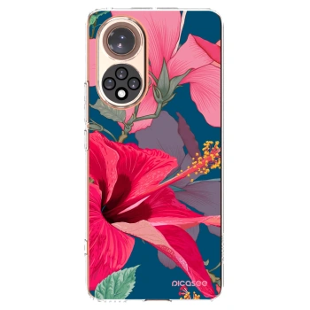 Picasee silikónový prehľadný obal pre Honor 50 5G - Hibiscus