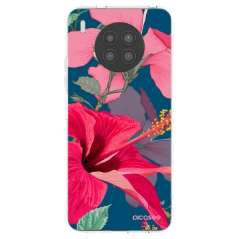 Picasee silikónový prehľadný obal pre Huawei Nova 8i - Hibiscus