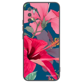 Picasee silikónový čierny obal pre Xiaomi Poco M3 Pro 5G - Hibiscus