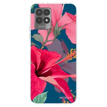 Picasee silikónový prehľadný obal pre Realme 8i - Hibiscus