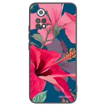 Picasee silikónový čierny obal pre Xiaomi Poco X4 Pro 5G - Hibiscus