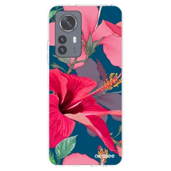 Picasee silikónový prehľadný obal pre Xiaomi 12 Pro - Hibiscus