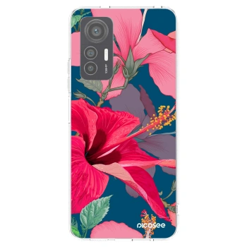 Picasee silikónový prehľadný obal pre Xiaomi 12 Lite - Hibiscus