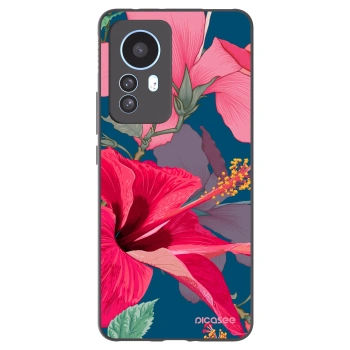 Picasee silikónový čierny obal pre Xiaomi 12T Pro - Hibiscus