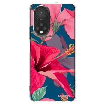 Picasee silikónový prehľadný obal pre Honor X7 - Hibiscus