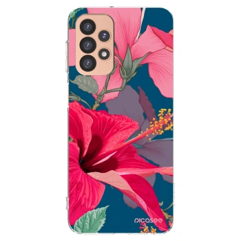 Picasee silikónový prehľadný obal pre Samsung Galaxy A23 A236B 5G - Hibiscus