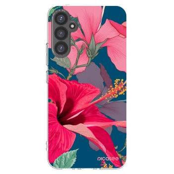Picasee silikónový prehľadný obal pre Samsung Galaxy A34 5G A346B - Hibiscus