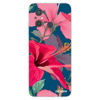 Picasee silikónový prehľadný obal pre Xiaomi Redmi 12C - Hibiscus