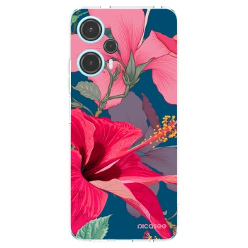 Picasee silikónový prehľadný obal pre Xiaomi Poco F5 - Hibiscus