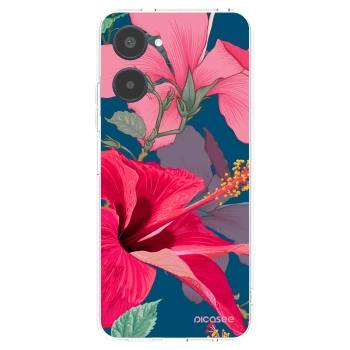 Picasee silikónový prehľadný obal pre Realme 10 4G - Hibiscus