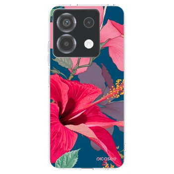 Picasee silikónový prehľadný obal pre Xiaomi Poco X6 - Hibiscus