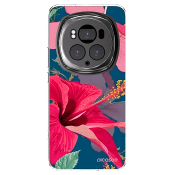 Picasee silikónový prehľadný obal pre Honor Magic6 Pro - Hibiscus