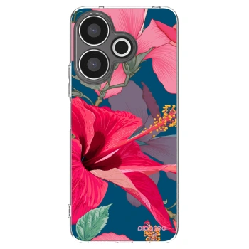 Picasee silikónový prehľadný obal pre Xiaomi Redmi 13 4G - Hibiscus