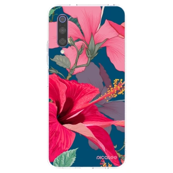 Picasee silikónový prehľadný obal pre Xiaomi Mi 9 - Hibiscus
