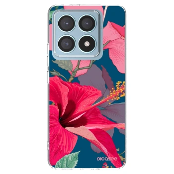 Picasee silikónový prehľadný obal pre Xiaomi 14T Pro - Hibiscus
