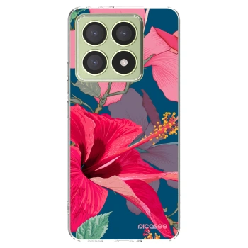 Picasee silikónový prehľadný obal pre Xiaomi 14T - Hibiscus
