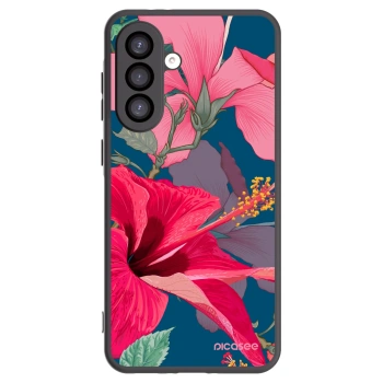 Picasee silikónový čierny obal pre Samsung Galaxy A26 5G A266B - Hibiscus